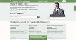 Desktop Screenshot of prawnicy-dolnoslaskie.pl